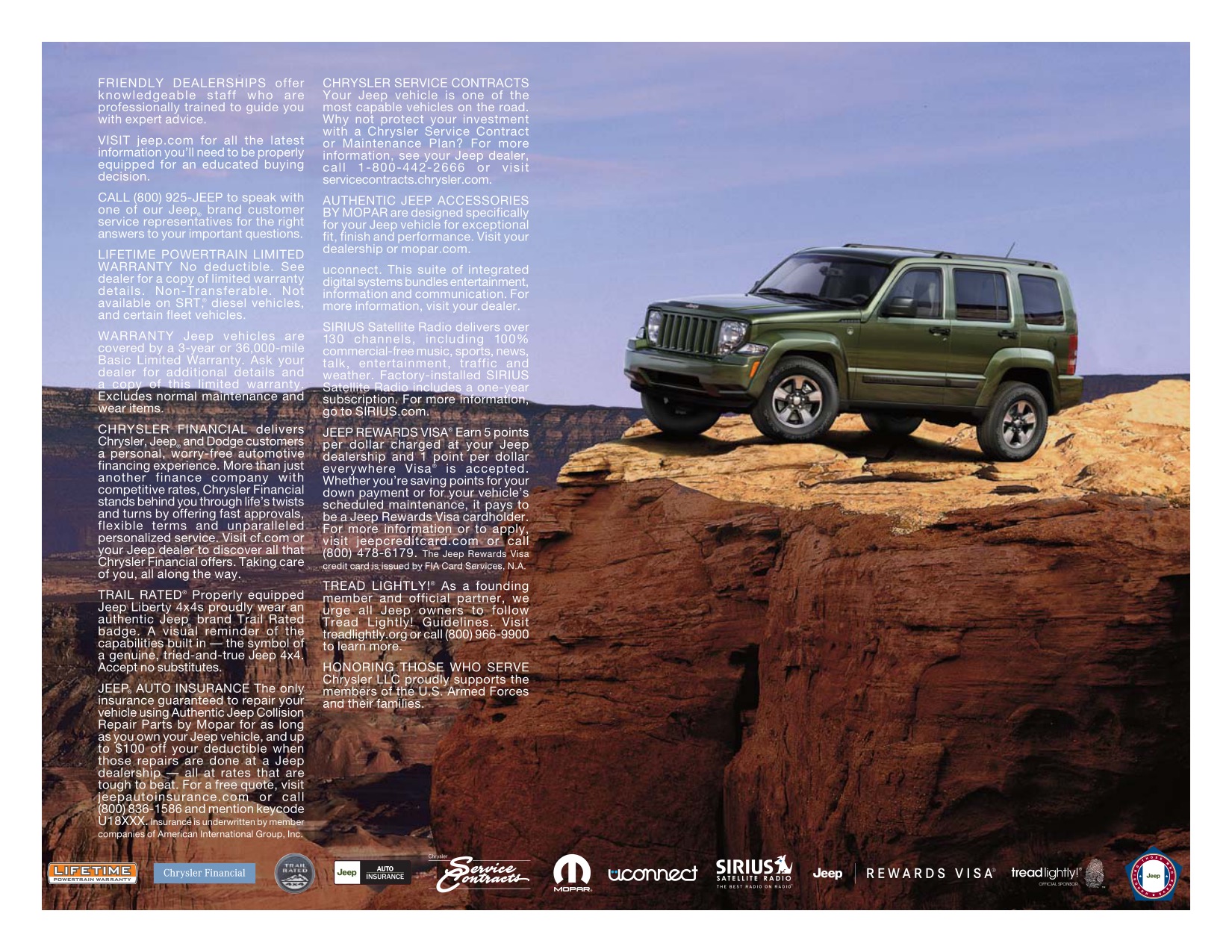 2009 Jeep Liberty Brochure Page 12